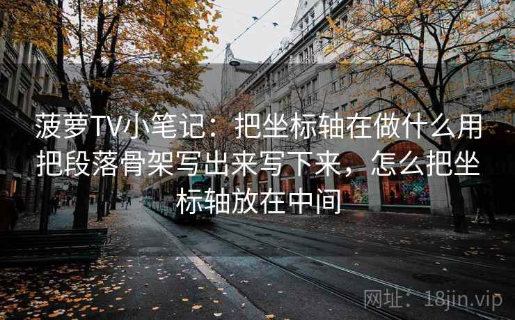 菠萝TV小笔记：把坐标轴在做什么用把段落骨架写出来写下来，怎么把坐标轴放在中间