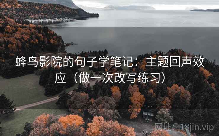 蜂鸟影院的句子学笔记：主题回声效应（做一次改写练习）